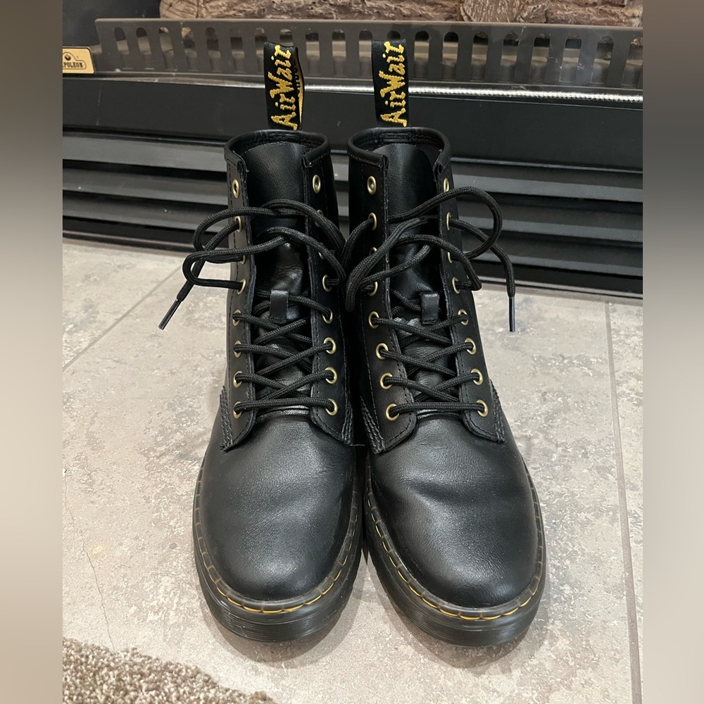 Dr. Martens Black Lace-Up Boots